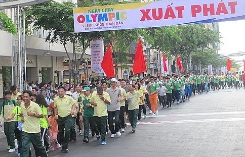 Tổ chức Ngày chạy Olympic vì sức khỏe toàn dân năm 2019