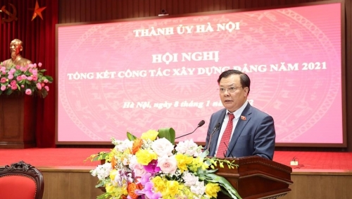 Bí thư Thành uỷ Hà Nội Đinh Tiến Dũng: Đổi mới tư duy, bắt tay ngay vào việc từ ngày đầu, tháng đầu năm 2022