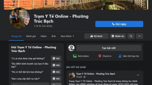 Hà Nội ra mắt trạm y tế online đầu tiên