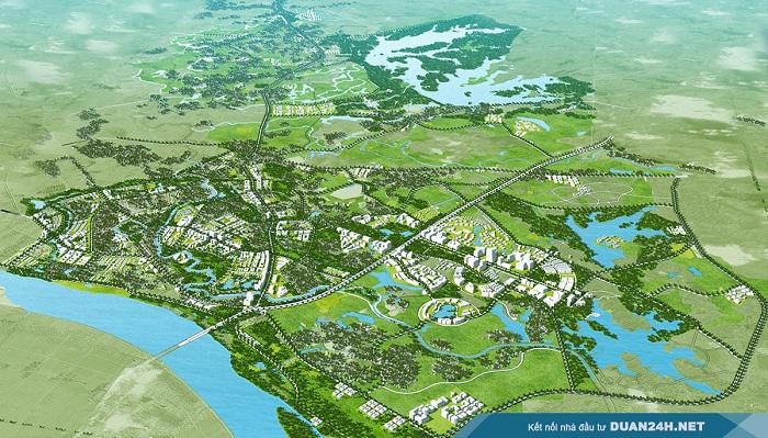  Phối cảnh quy hoạch thị xã Sơn Tây (Hà Nội) đến năm 2030.