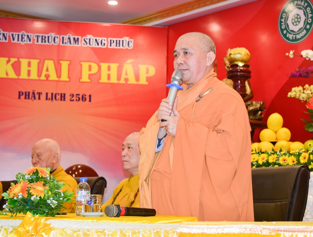 le khai phap dau nam tai thien vien truc lam sung phuc