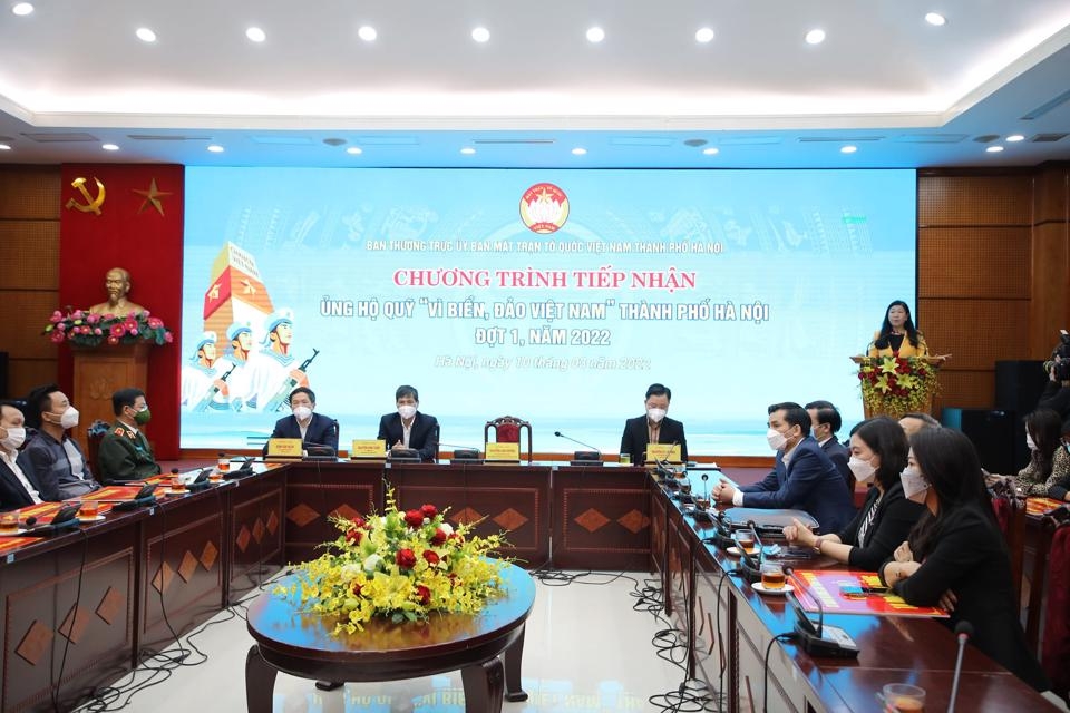 Hà Nội: Tiếp nhận gần 26 tỷ đồng ủng hộ Quỹ “Vì biển, đảo Việt Nam”