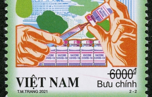 Phát hành bộ tem Chung sống an toàn với đại dịch COVID-19