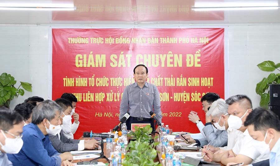 Chủ tịch HĐND TP Hà Nội: Dự án Nhà máy Điện rác Sóc Sơn không thể chậm thêm