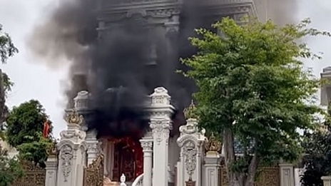 Xác định nguyên nhân ban đầu vụ cháy biệt thự ở Quảng Ninh