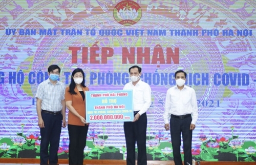 Hà Nội vận động ủng hộ công tác phòng, chống dịch Covid-19