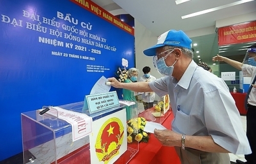 99,13% cử tri thành phố Hà Nội đã đi bỏ phiếu bầu cử, 2.602 khu vực bỏ phiếu đạt tỷ lệ 100%