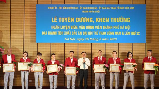 Hà Nội tuyên dương huấn luyện viên, vận động viên đạt thành tích tại SEA Games32