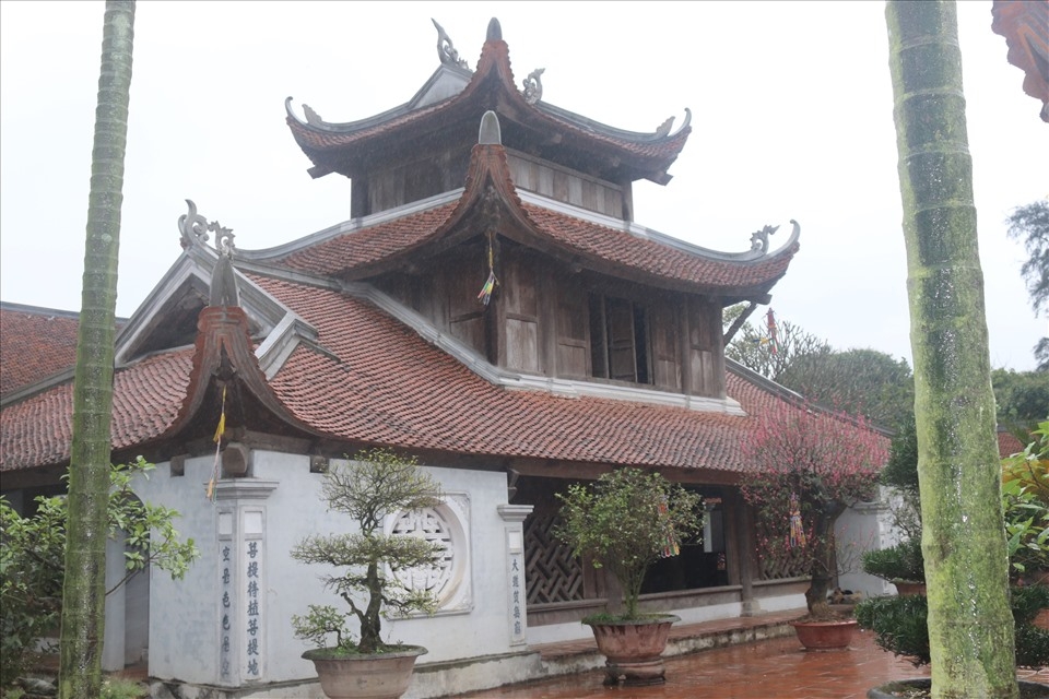 Chùa Bút Tháp là ngôi chùa nổi tiếng vùng Kinh Bắc. Ảnh: Đình Trường.