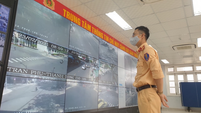 Hệ thống camera giám sát giao thông do Phòng CSGT Công an TP Đà Nẵng điều hành