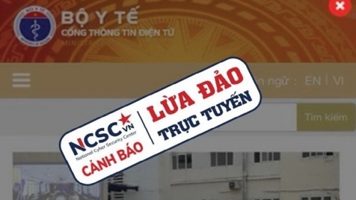 Cảnh báo thủ đoạn giả mạo website của Bộ Y tế để lừa đảo trợ cấp Covid-19