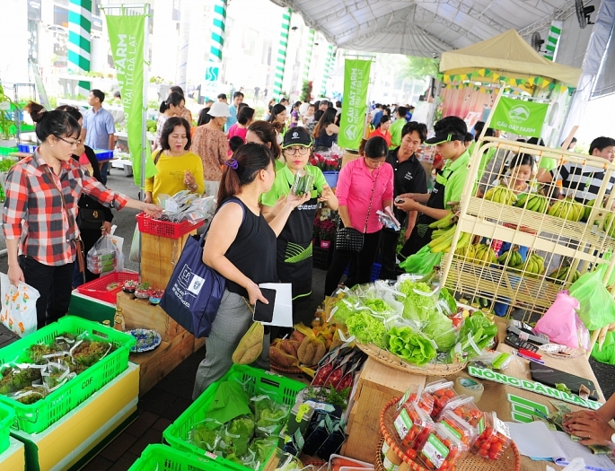 170 gian hang tham gia hoi cho hang nong san thu cong my nghe va san pham ocop thu do