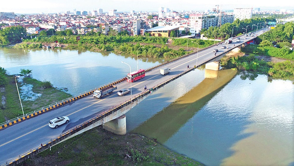 Cầu Xương Giang trên cao tốc Hà Nội - Bắc Giang. 