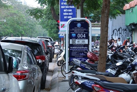 Hà Nội triển khai dịch vụ iParking tại 4 quận nội thành