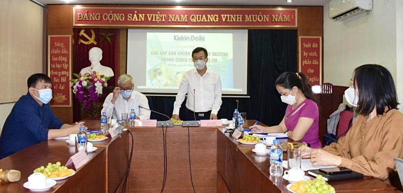 Tọa đàm, giao lưu trực tuyến: “Giải đáp băn khoăn việc tiêm vaccine phòng Covid-19 cho trẻ em