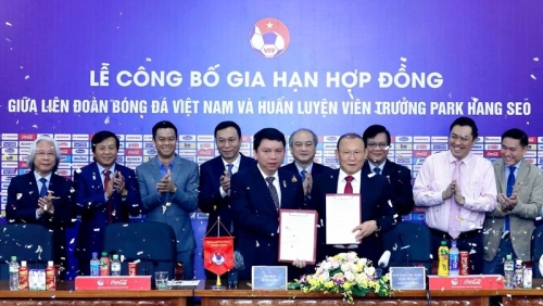 VFF tiếp tục gia hạn hợp đồng với HLV Park Hang-seo