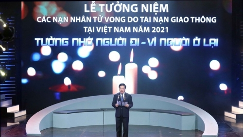 Lễ tưởng niệm các nạn nhân tử vong vì tai nạn giao thông năm 2021: “Người bạn đường” góp tiếng nói tri ân