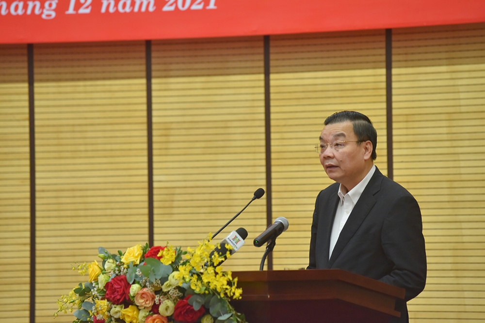 Chủ tịch UBND TP Hà Nội Chu Ngọc Anh phát động thi đua, quyết tâm hoàn thành cao nhất các chỉ tiêu năm 2022