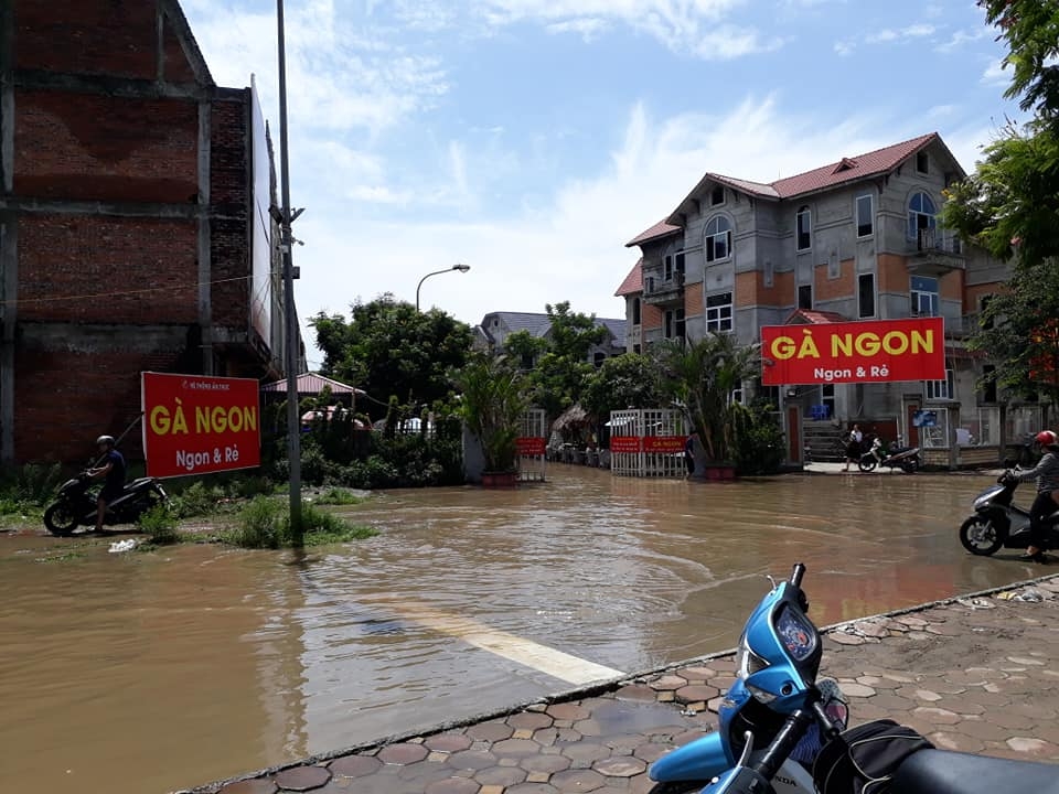 nuoc tran vao nhung can biet thu cao cap