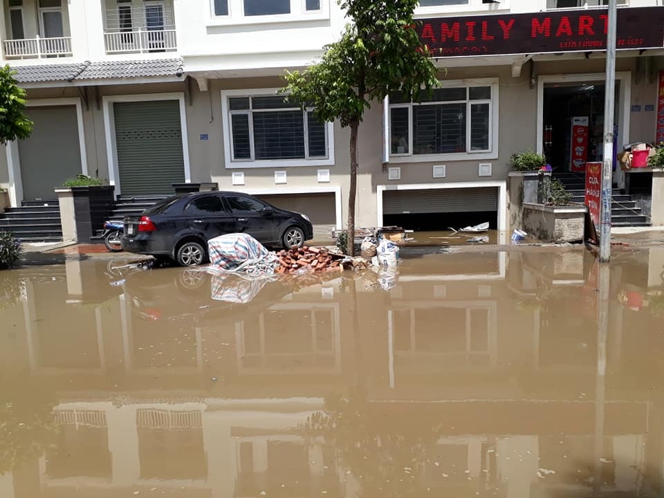 nuoc tran vao nhung can biet thu cao cap