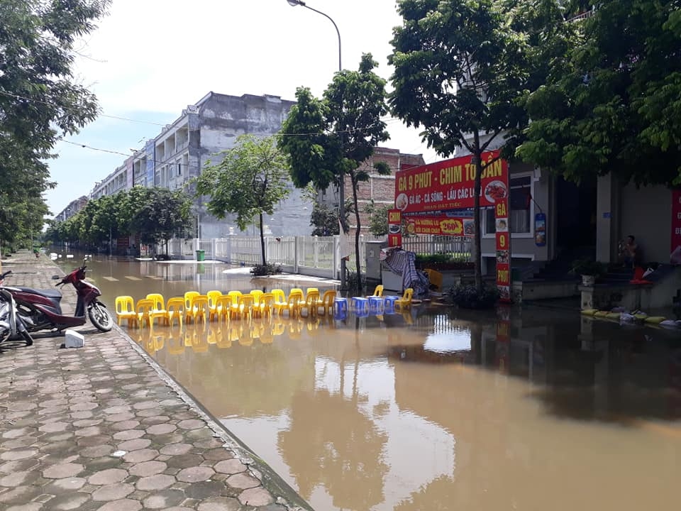 nuoc tran vao nhung can biet thu cao cap