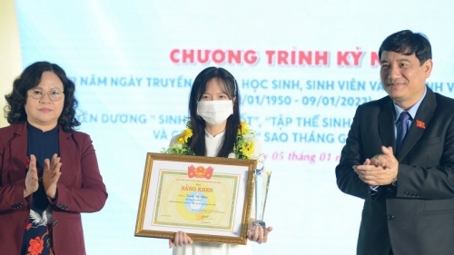 Trao giải thưởng “Sao tháng giêng” cho 109 sinh viên xuất sắc