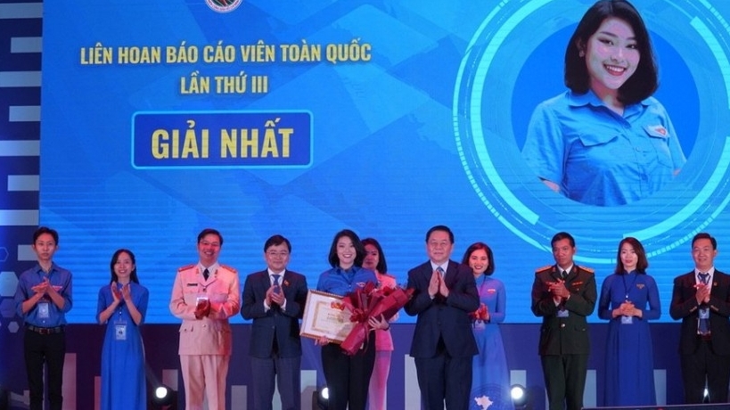 Chuyên viên của Thành đoàn Hà Nội giành giải Nhất Liên hoan báo cáo viên toàn quốc