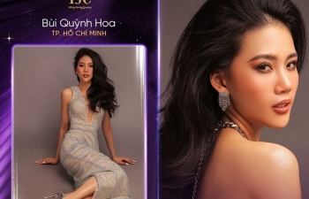 “Giải vàng” siêu mẫu Việt Nam Bùi Quỳnh Hoa dự thi Hoa hậu Hoàn vũ 2021