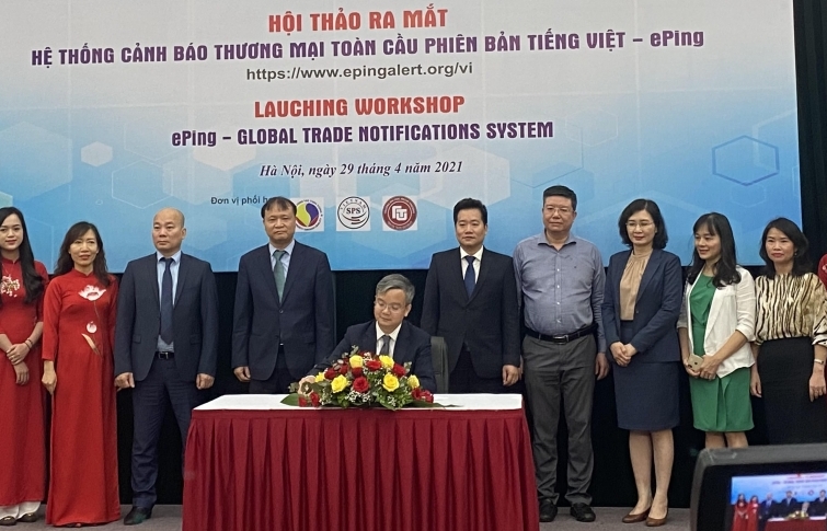 Ra mắt hệ thống cảnh báo thương mại toàn cầu ePing phiên bản tiếng Việt