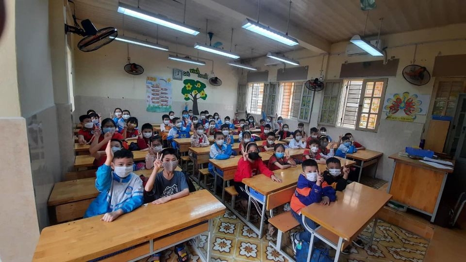 Không khí nô nức của các Trường Tiểu học Hà Nội trong ngày đầu đón học sinh đến trường