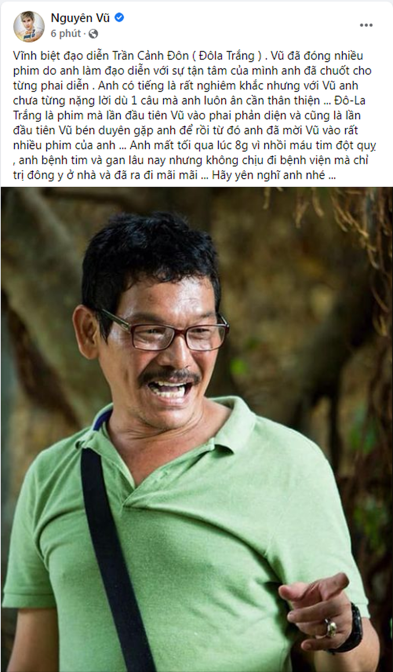 Nghệ sĩ Việt thương tiếc đạo diễn Trần Cảnh Đôn