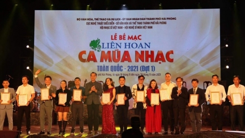 Nhà hát Ca múa nhạc Thăng Long đạt Huy chương Vàng tại Liên hoan Ca múa nhạc toàn quốc 2021