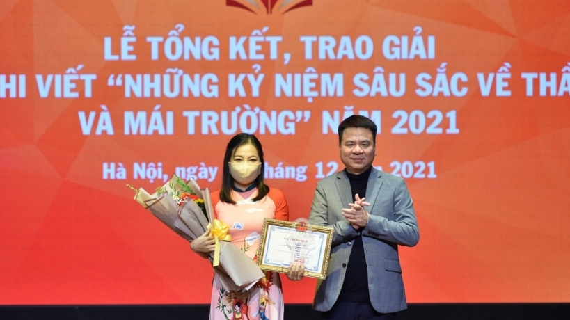 Giáo viên Hà Nội giành giải Nhất cuộc thi “Những kỷ niệm sâu sắc về thầy cô và mái trường”