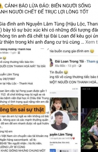 Cảnh báo tình trạng lừa đảo, kêu gọi tiền từ thiện trên mạng xã hội