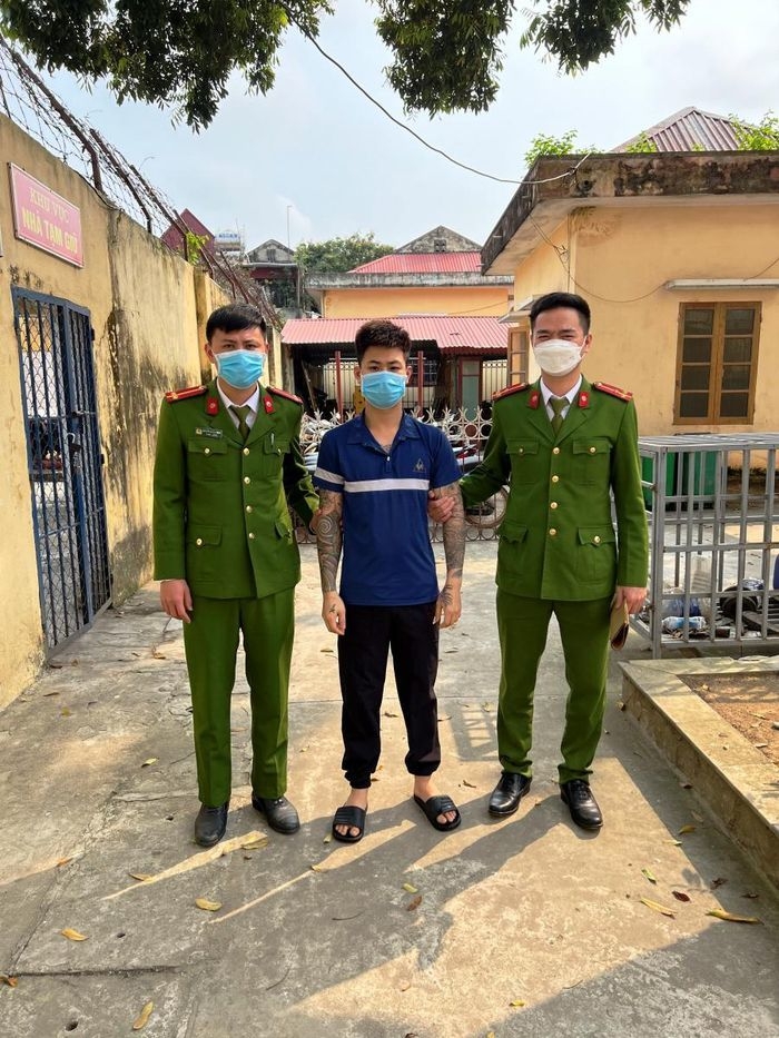 Đối tượng Trần Văn Linh bị bắt khi đang lẩn trốn tại TP Hồ Chí Minh