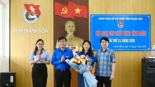 Thanh Hóa có thêm nữ Phó Bí thư Tỉnh đoàn