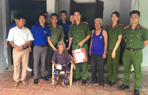 Đoàn Thanh niên Công an huyện Quảng Xương lan tỏa phong trào “Đền ơn đáp nghĩa”