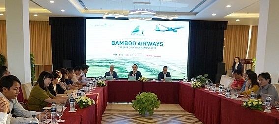 cong bo giai dau bamboo airways take off golf tournament 2018