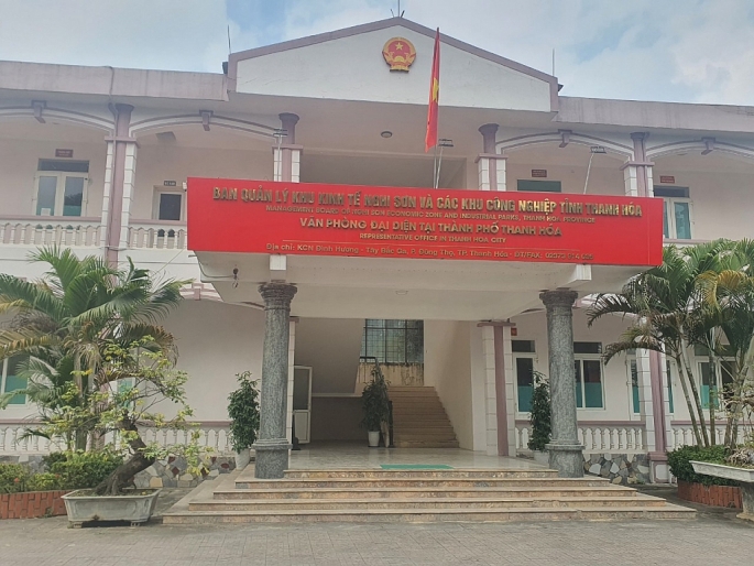 Văn phòng đại diện tại Thanh Hóa của Ban QLKKT Nghi Sơn và Các Khu CN