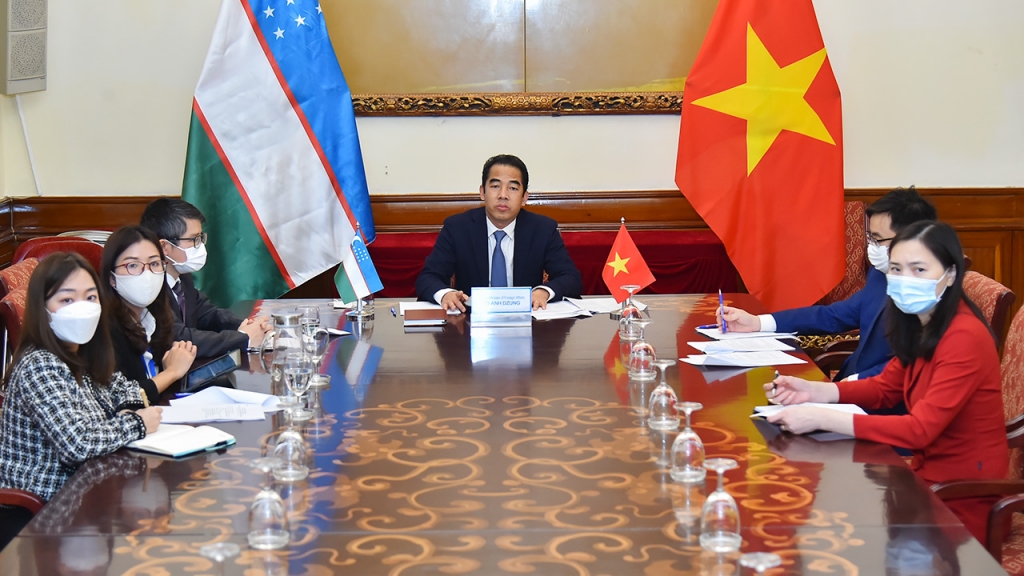 Tham vấn chính trị lần thứ 5 theo hình thức trực tuyến giữa Việt Nam và Uzbekistan