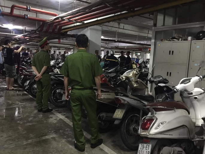 Cháy tầng hầm chung cư Hapulico: Hệ thống báo cháy bị lỗi? chay tang ham chung cu hapulico he thong bao chay bi loi