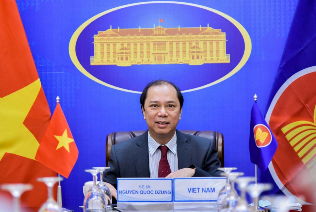 Việt Nam khẳng định, cùng các nước thúc đẩy triển khai hiệu quả Đồng thuận 5 điểm về Mi-an-ma