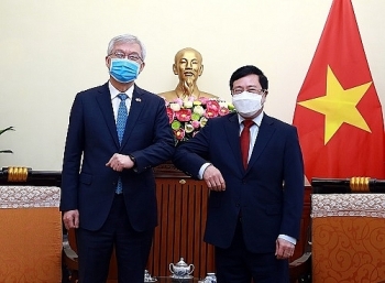 Phó Thủ tướng, Bộ trưởng Ngoại giao Phạm Bình Minh tiếp Thứ trưởng Bộ Ngoại giao Hàn Quốc