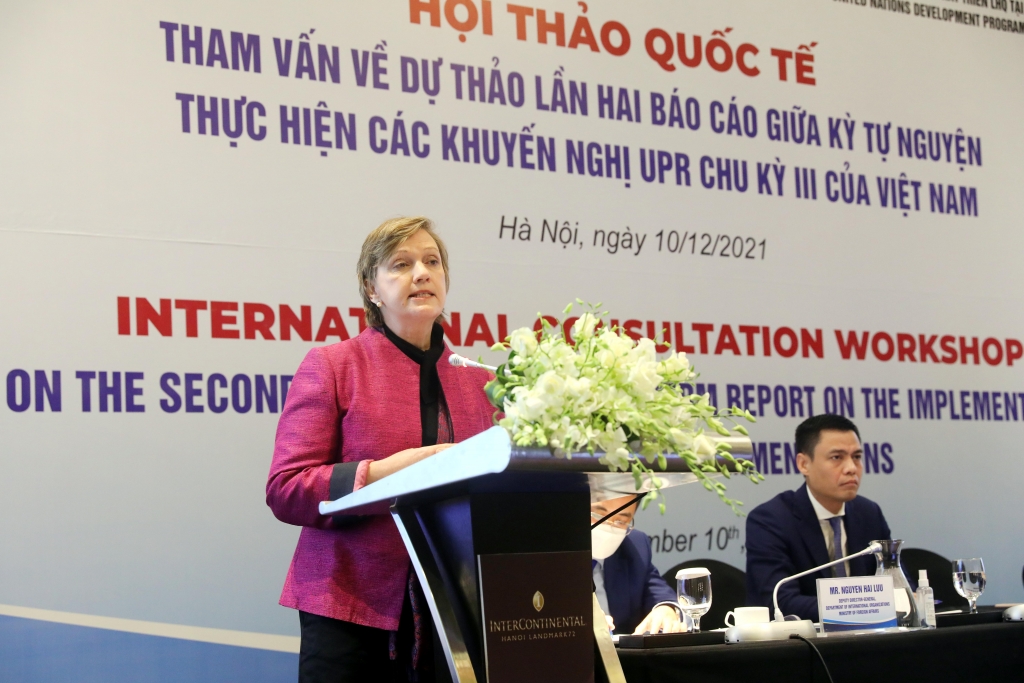 Việt Nam nhất quán trong bảo vệ và thúc đẩy quyền con người, đặt con người làm trung tâm