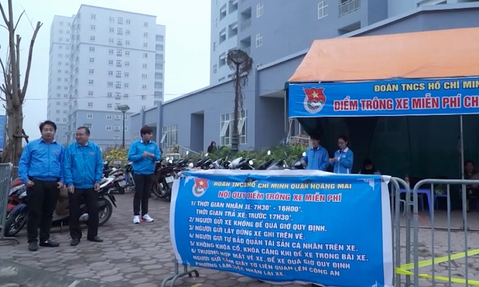 tuoi tre thu do ra quan tuyen truyen da uong ruou bia thi khong lai xe dip tet nguyen dan