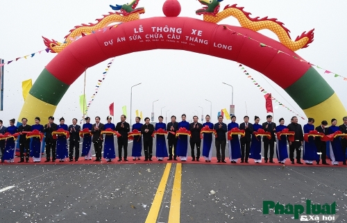 Toàn cảnh lễ thông xe cầu Thăng Long, hoàn chỉnh kết nối toàn tuyến vành đai 3 trên cao