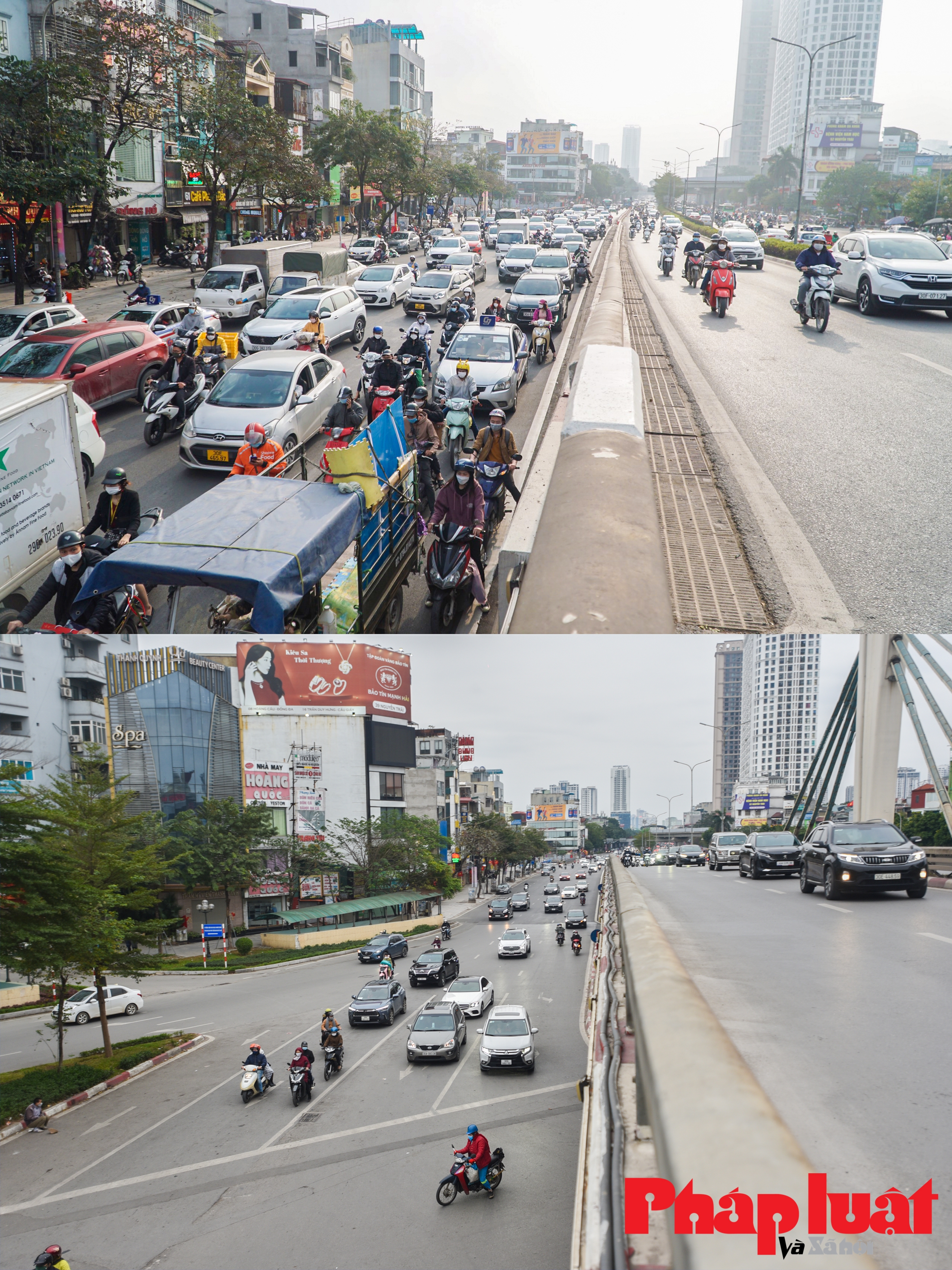 Sự khác biệt của giao thông Hà Nội những ngày trước và trong Tết