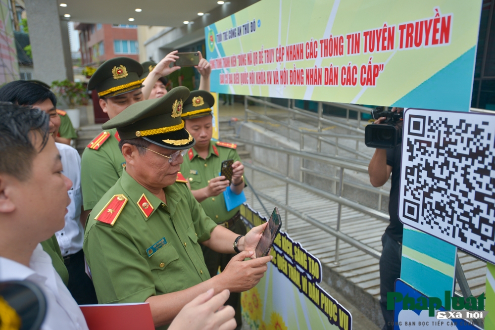 Công an Thủ đô ứng dụng công nghệ trong tuyên truyền bầu cử Quốc hội và HĐND các cấp