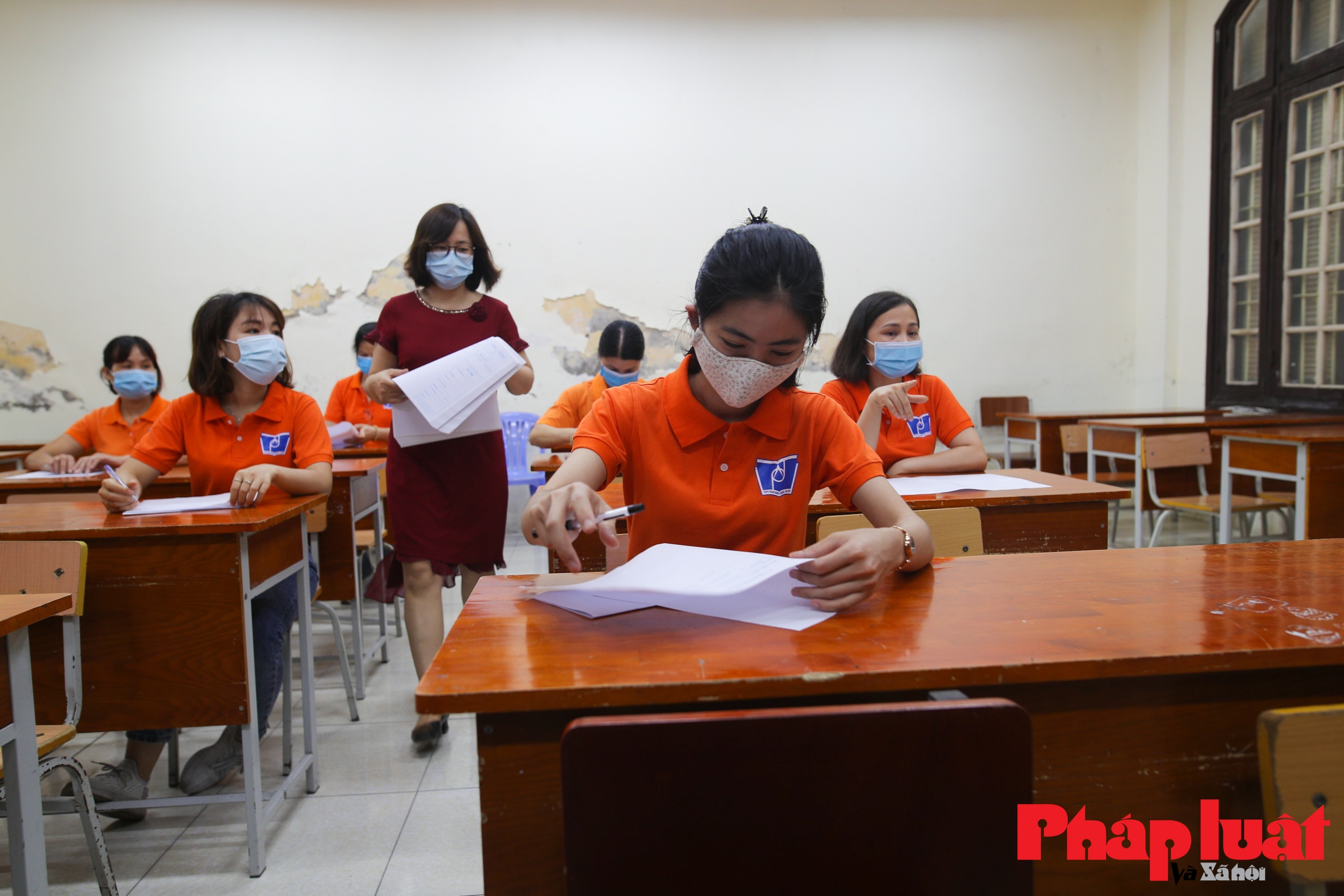 Hà Nội diễn tập chuẩn bị cho kì thi THPT Quốc gia thời kì dịch COVID 19