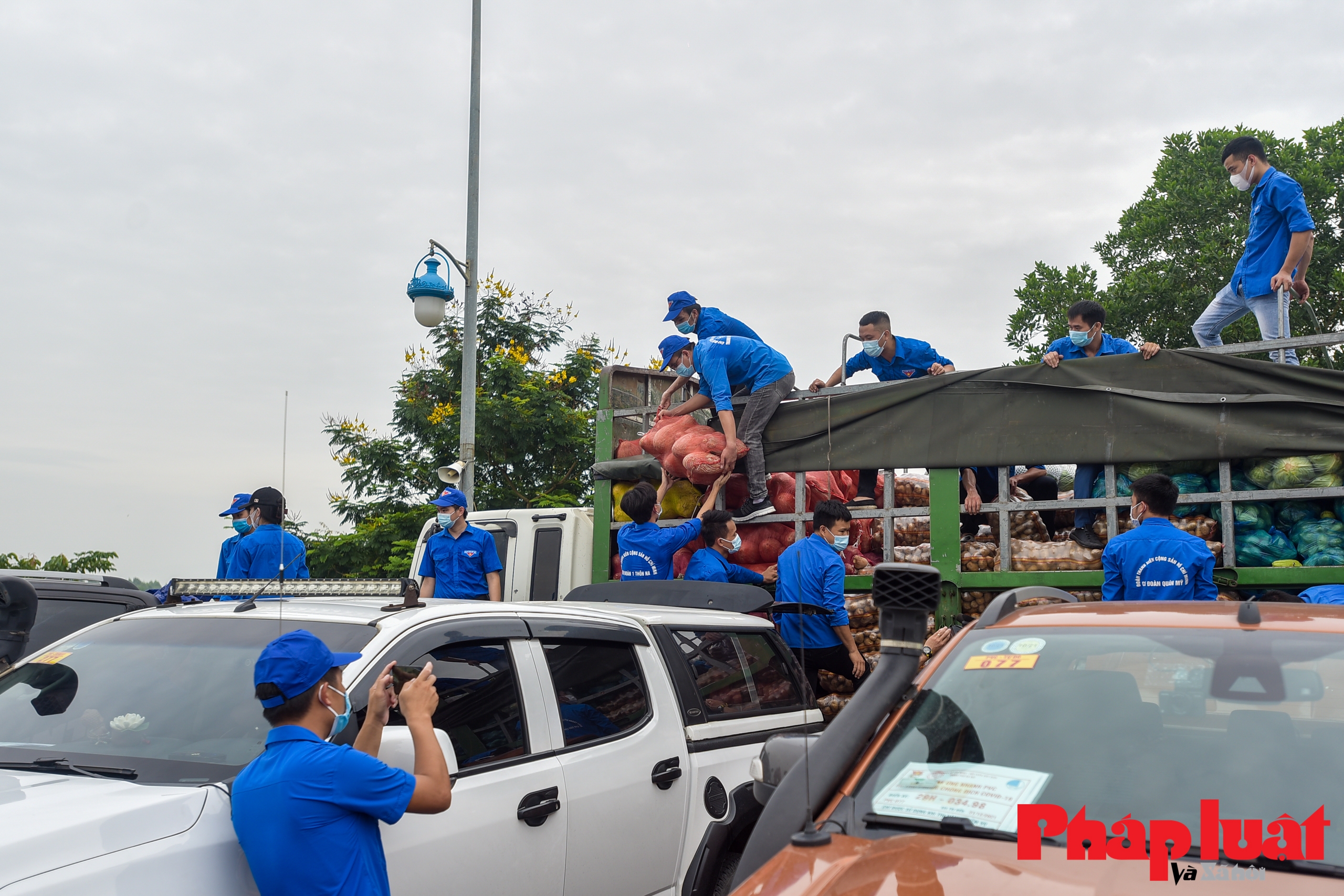 15 tấn rau củ Lào Cai dành tặng Nhân dân Thủ đô chống dịch